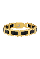 Bulova Stainless Steel Luxury Jewelry Mens Bracelet BVB1056-GSTNA