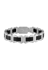 Bulova Stainless Steel Luxury Jewelry Mens Bracelet BVB1056-XSTNA