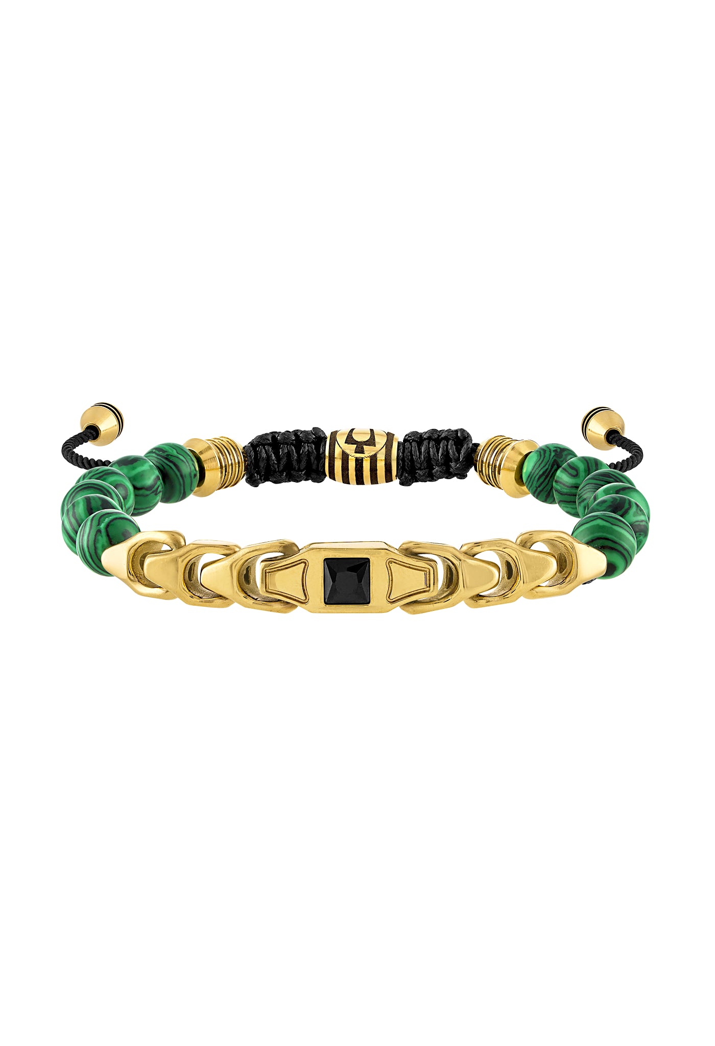 Bulova Stainless Steel Classic Jewelry Mens Bracelet BVB1070-GSTMALBSP