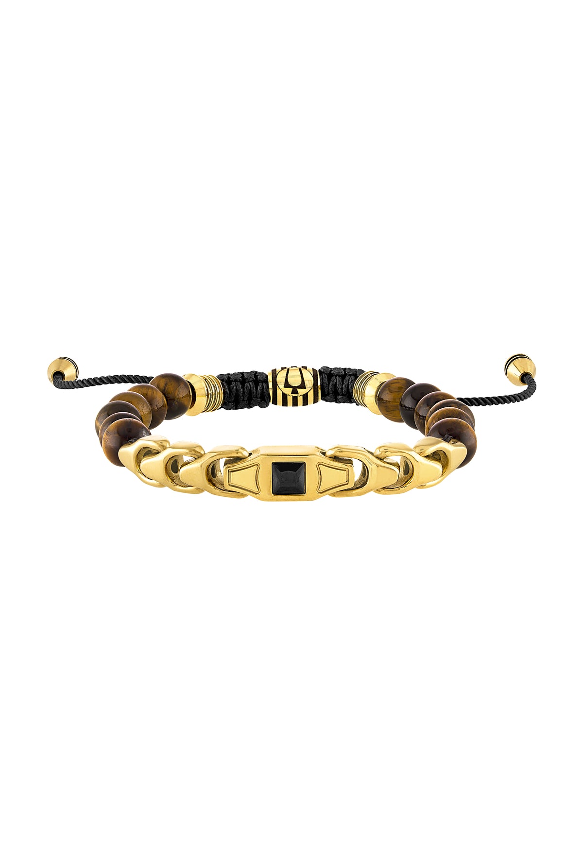 Bulova Stainless Steel Classic Jewelry Mens Bracelet BVB1071-YSTTEBSP