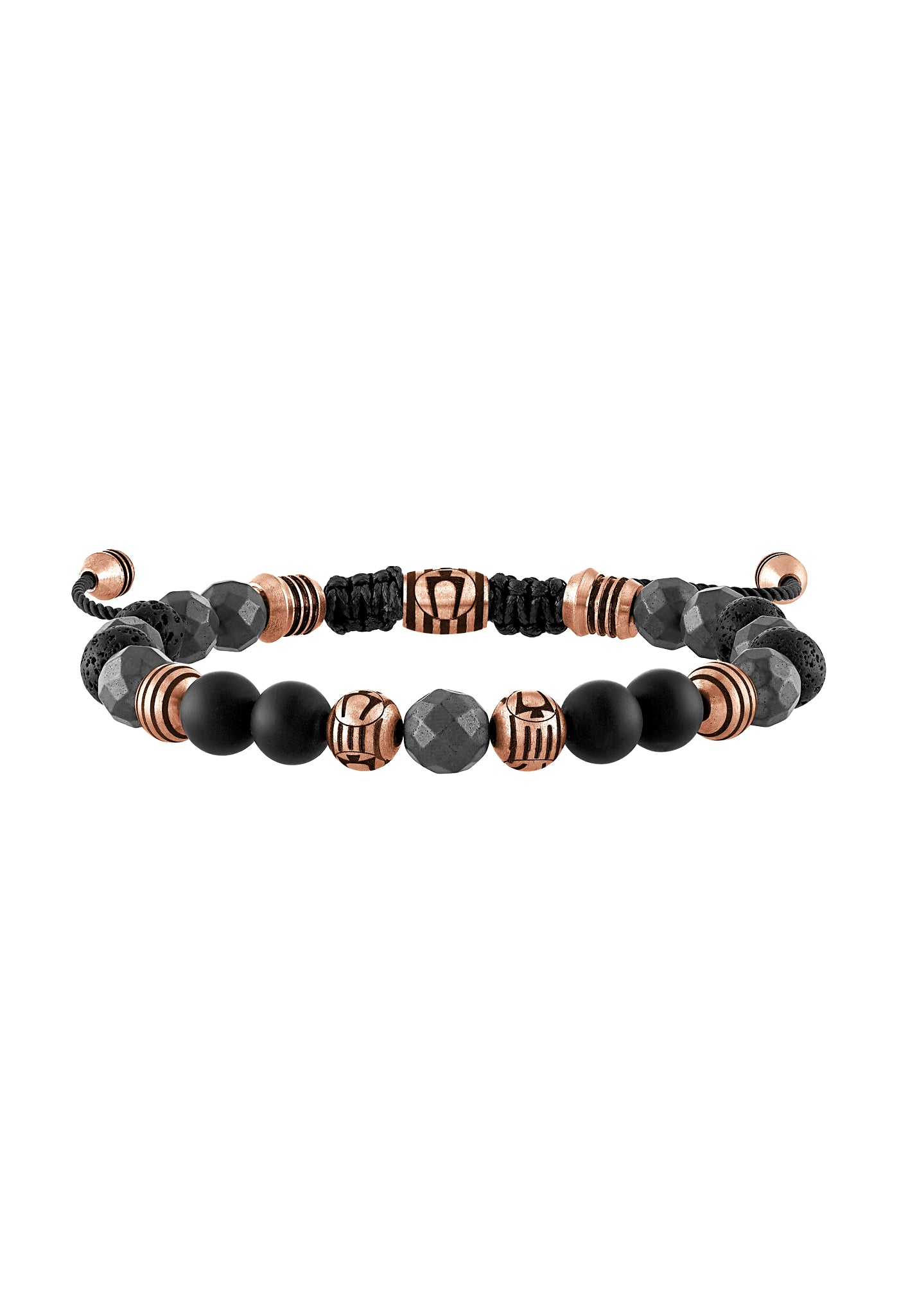 Bulova Stainless Steel Performance Jewelry Mens Bracelet BVB1072-RSTBKOXHE