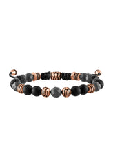 Bulova Stainless Steel Performance Jewelry Mens Bracelet BVB1072-RSTBKOXHE