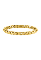 Bulova Stainless Steel Classic Jewelry Mens Bracelet BVB1081-GSTNA75