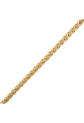 Bulova Stainless Steel Classic Jewelry Mens Bracelet BVB1082-GSTNA75