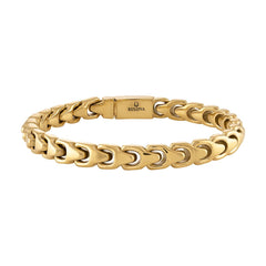 Bulova Stainless Steel Classic Jewelry Mens Bracelet BVB1082-GSTNA72