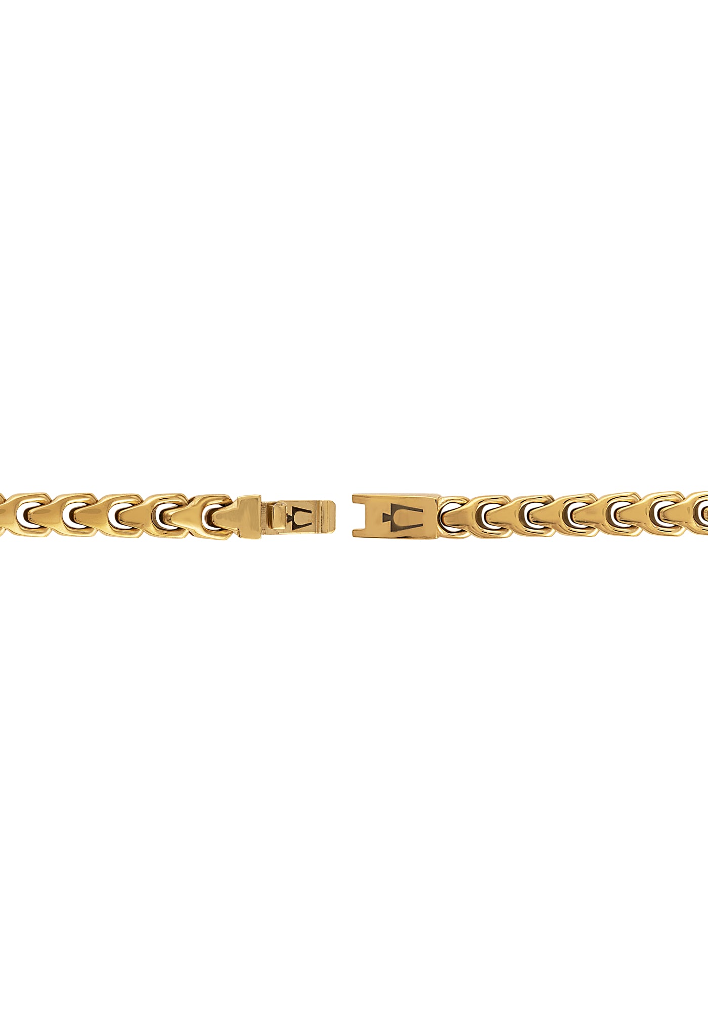 Bulova Stainless Steel Classic Jewelry Mens Bracelet BVB1082-GSTNA85