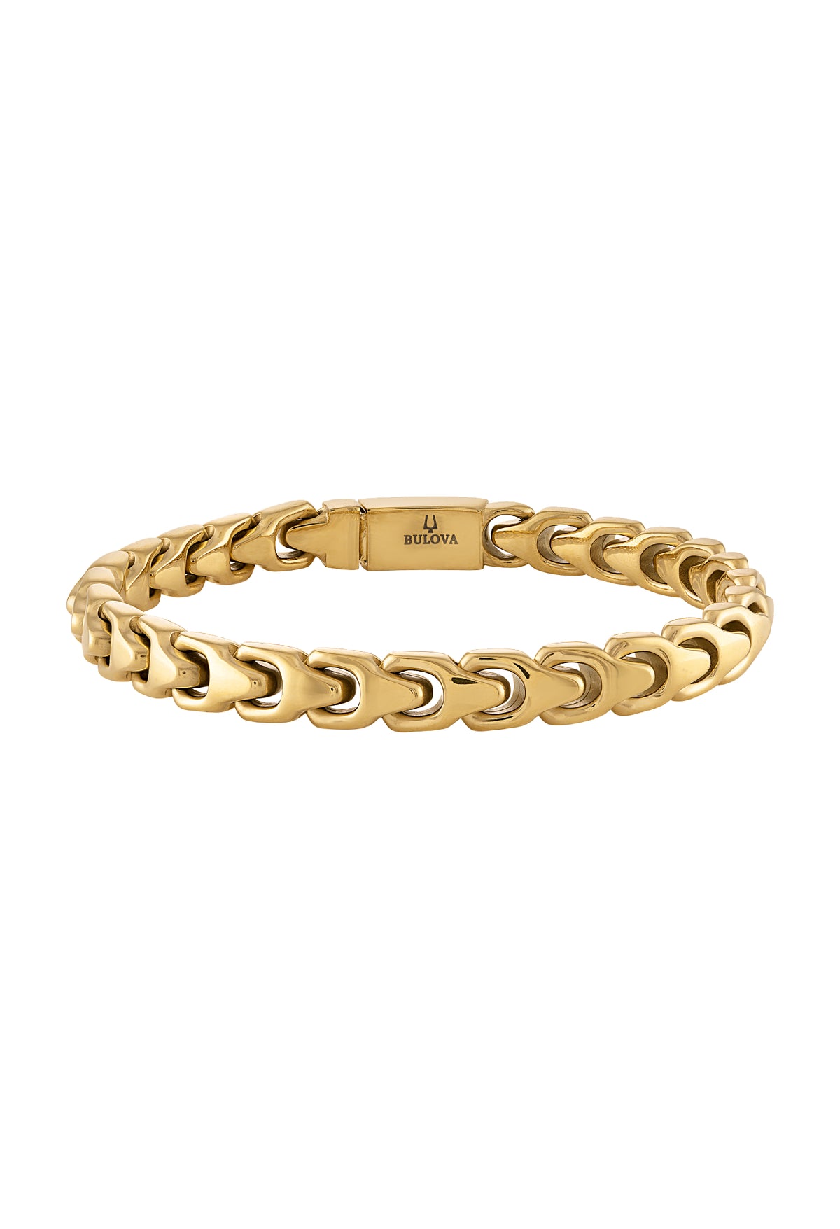 Bulova Stainless Steel Classic Jewelry Mens Bracelet BVB1082-GSTNA85