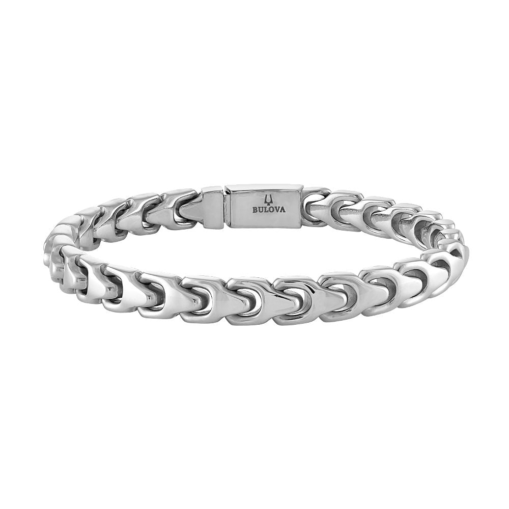 Bulova Stainless Steel Classic Jewelry Mens Bracelet BVB1082-NSTNA72