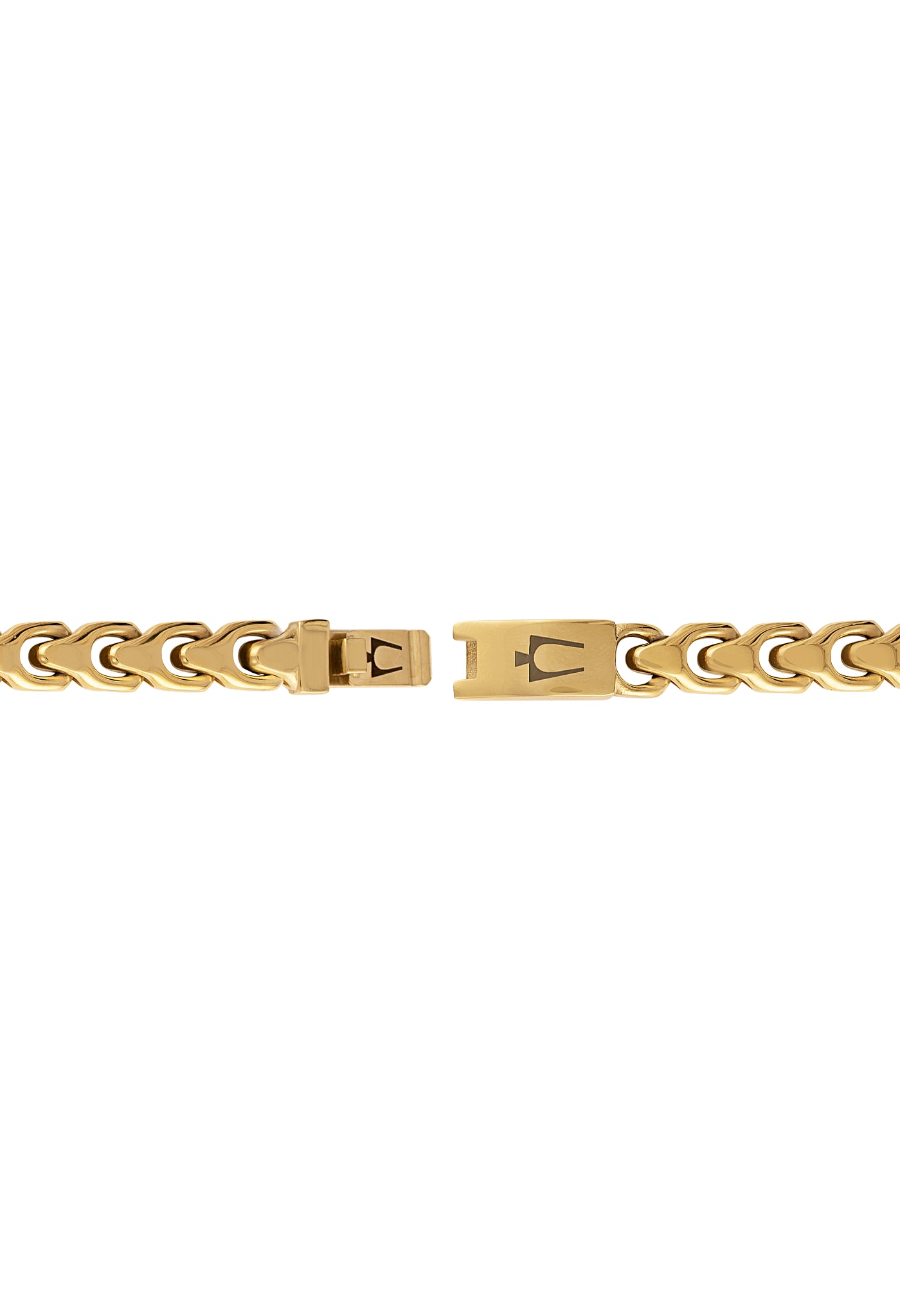 Bulova Stainless Steel Classic Jewelry Mens Bracelet BVB1083-GSTNA85