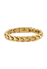Bulova Stainless Steel Classic Jewelry Mens Bracelet BVB1083-GSTNA85