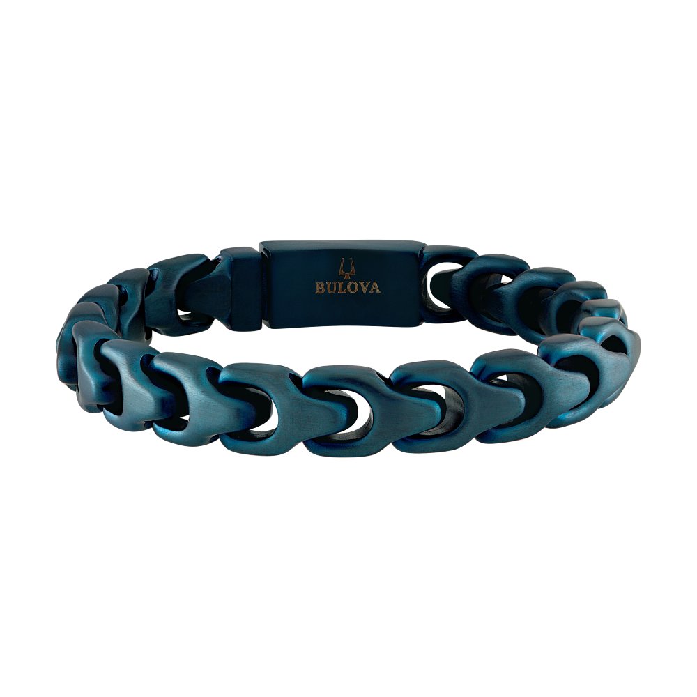 Bulova Stainless Steel Classic Jewelry Mens Bracelet BVB1109-MBLSTNA72
