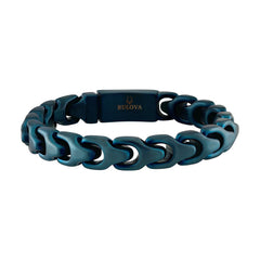 Bulova Stainless Steel Classic Jewelry Mens Bracelet BVB1109-MBLSTNA85