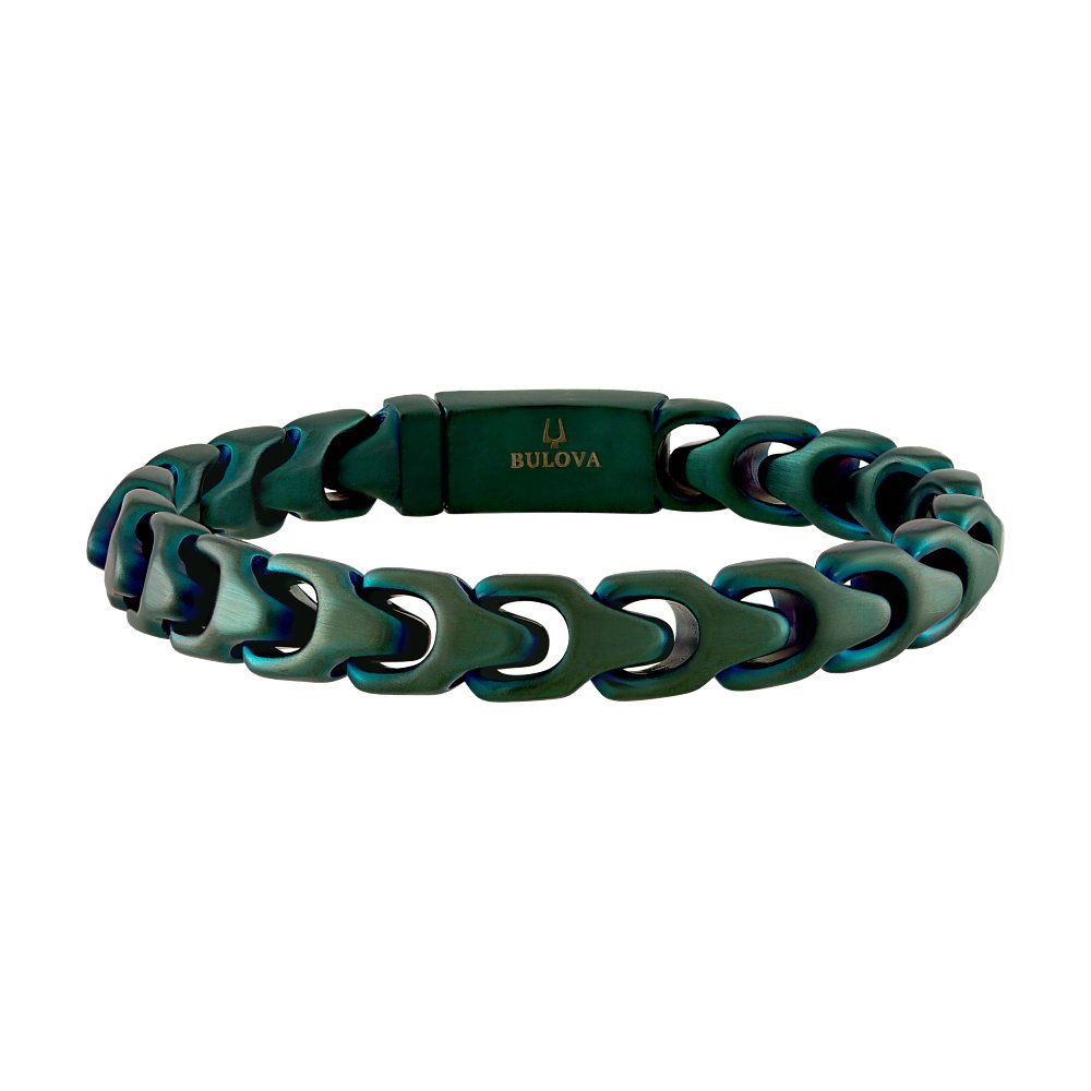Bulova Stainless Steel Classic Jewelry Mens Bracelet BVB1109-MGNSTNA72