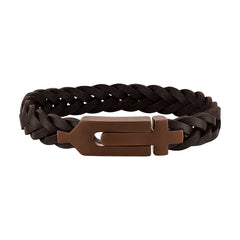 Bulova Leather Classic Jewelry Mens Bracelet BVB1131-BRSTNA8