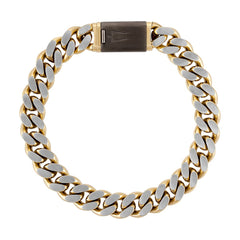Bulova Stainless Steel Classic Jewelry Mens Bracelet BVB1181-GOSTNA8