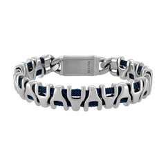Bulova Stainless Steel Classic Jewelry Mens Bracelet BVB1193-NVSTNA