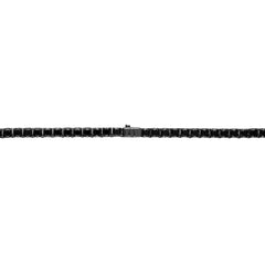 Bulova Sterling Silver 925 Luxury Jewelry Mens Necklace BVC1021-BKSBSP