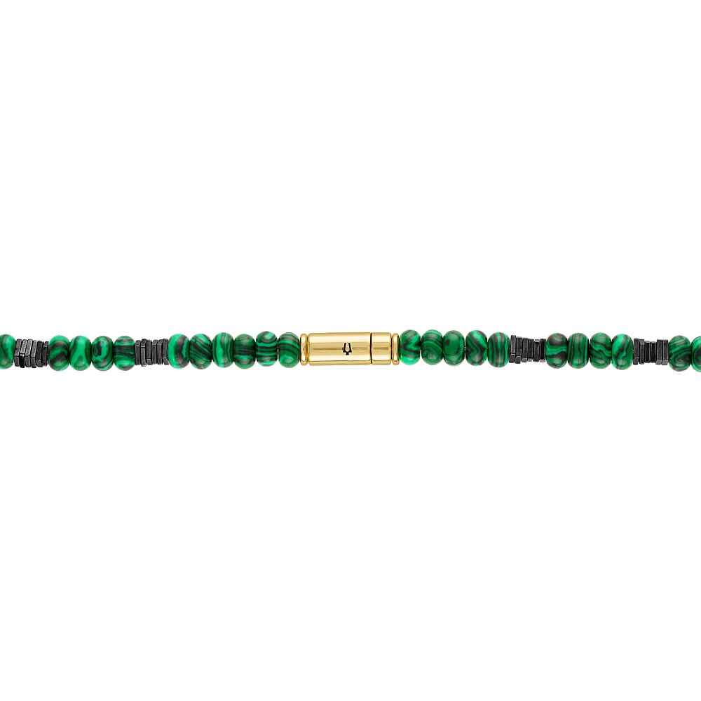 Bulova Sterling Silver 925 Performance Jewelry Mens Necklace BVC1044-YSMAL