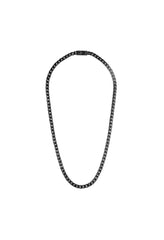 Bulova Stainless Steel Classic Jewelry Mens Necklace BVC1057-BKSTNA