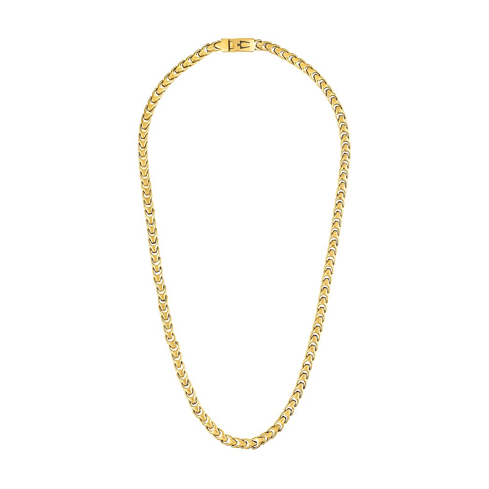 Bulova Stainless Steel Classic Jewelry Mens Necklace BVC1057-GSTNA