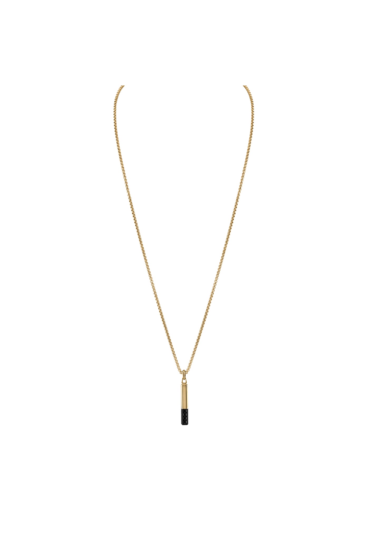 Bulova Stainless Steel Luxury Jewelry Mens Necklace BVC1074-YSTBSP