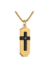 Bulova Stainless Steel Luxury Jewelry Mens Necklace BVC1076-G6STQ7