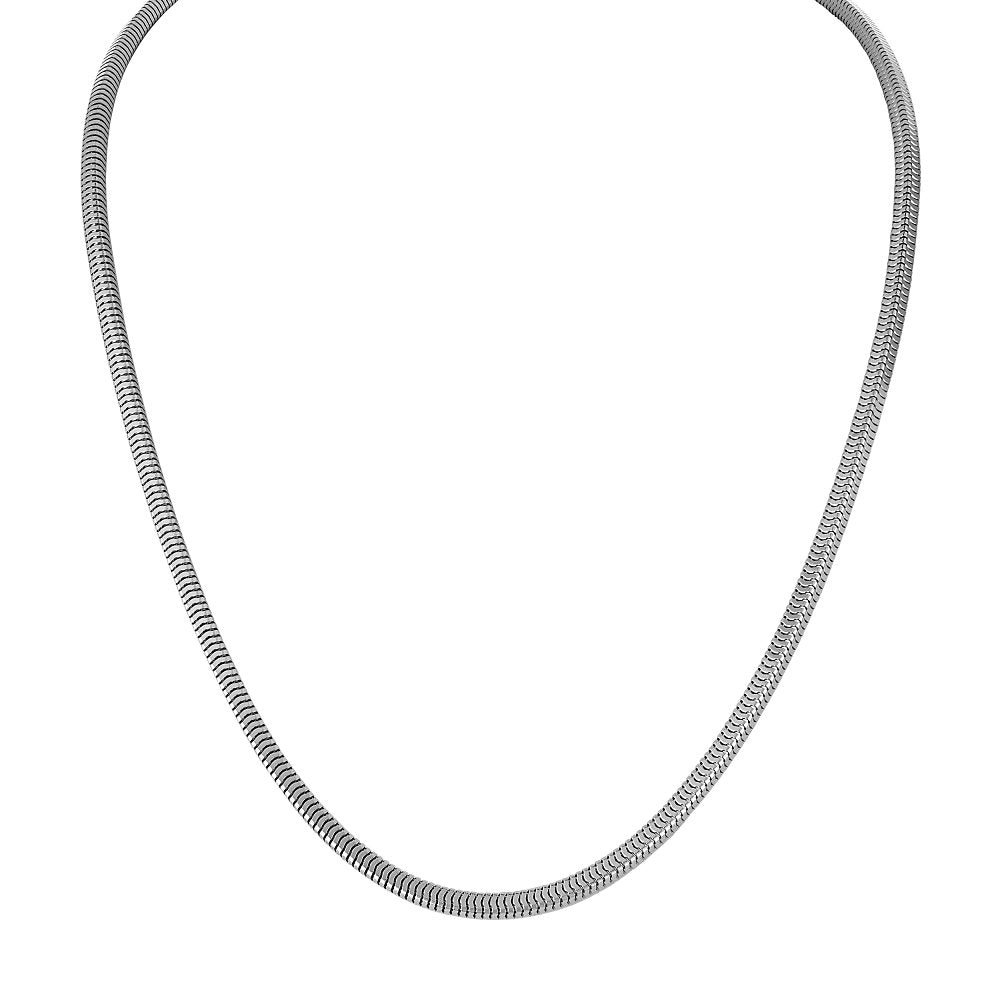Bulova Sterling Silver 925 Luxury Jewelry Mens Necklace BVC1101-WSNA