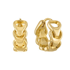 Bulova Sterling Silver 925 Classic Jewelry Mens Earring BVE1020-YSNA