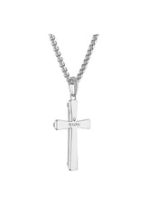 Bulova Sterling Silver 925 Luxury Jewelry Mens Pendant BVP1004-WMMNA