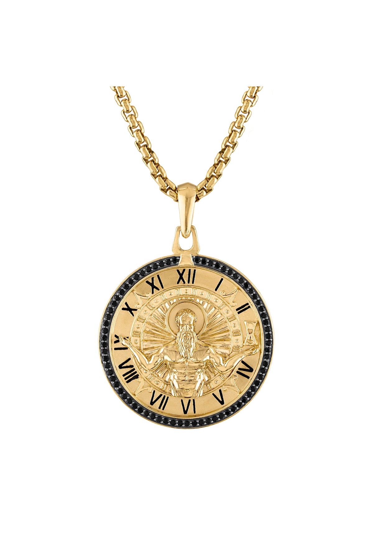 Bulova Sterling Silver 925 Luxury Jewelry Mens Pendant BVP1030-YSAA
