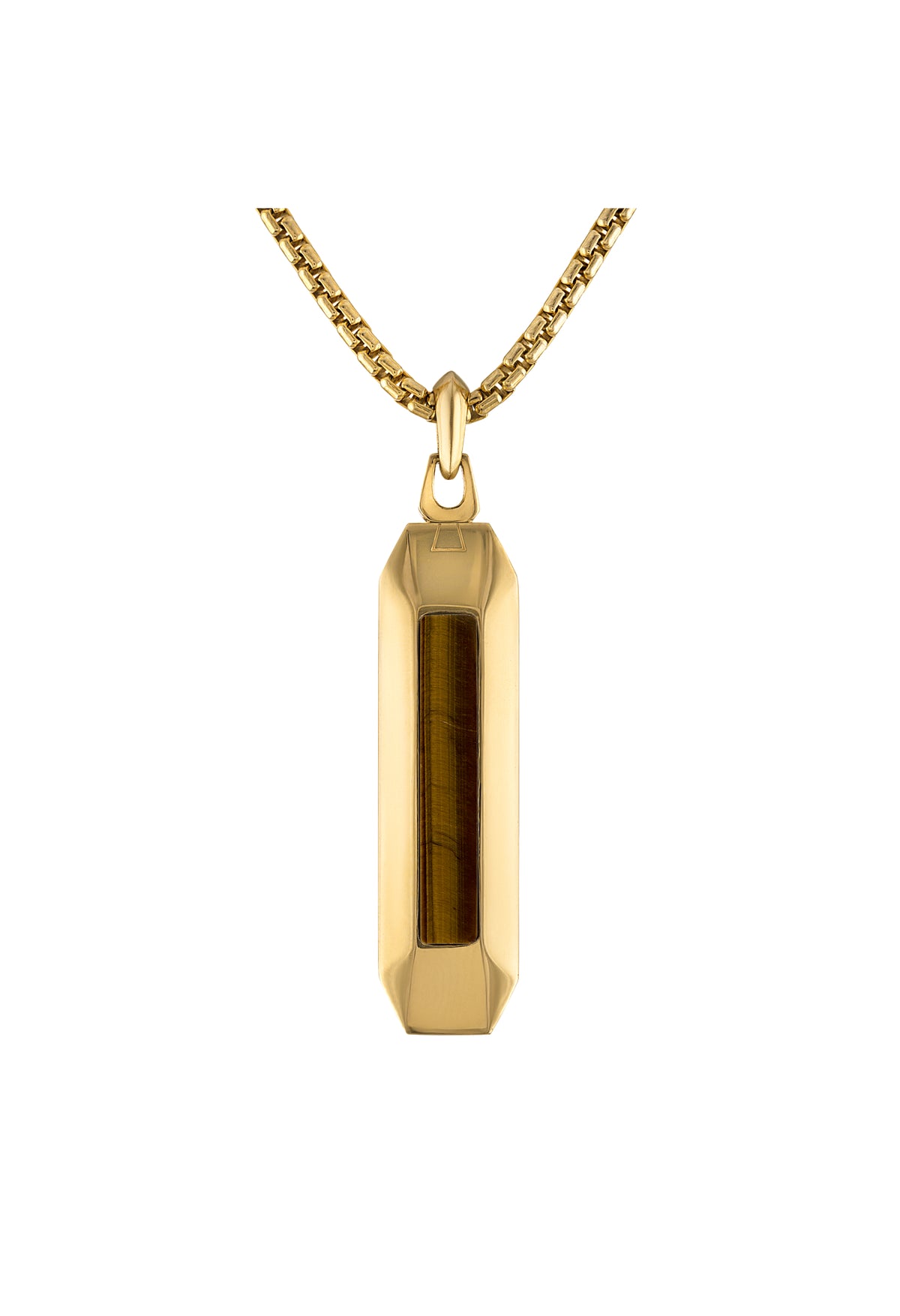 Bulova Stainless Steel Luxury Jewelry Mens Necklace BVP1039-GSTYTE