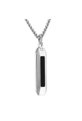 Bulova Stainless Steel Luxury Jewelry Mens Necklace BVP1039-NSTBKOX