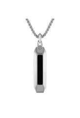 Bulova Stainless Steel Luxury Jewelry Mens Necklace BVP1039-NSTBKOX
