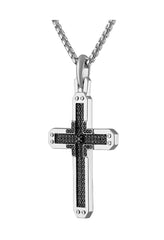 Bulova Sterling Silver 925 Luxury Jewelry Mens Necklace BVP1077-WSAA