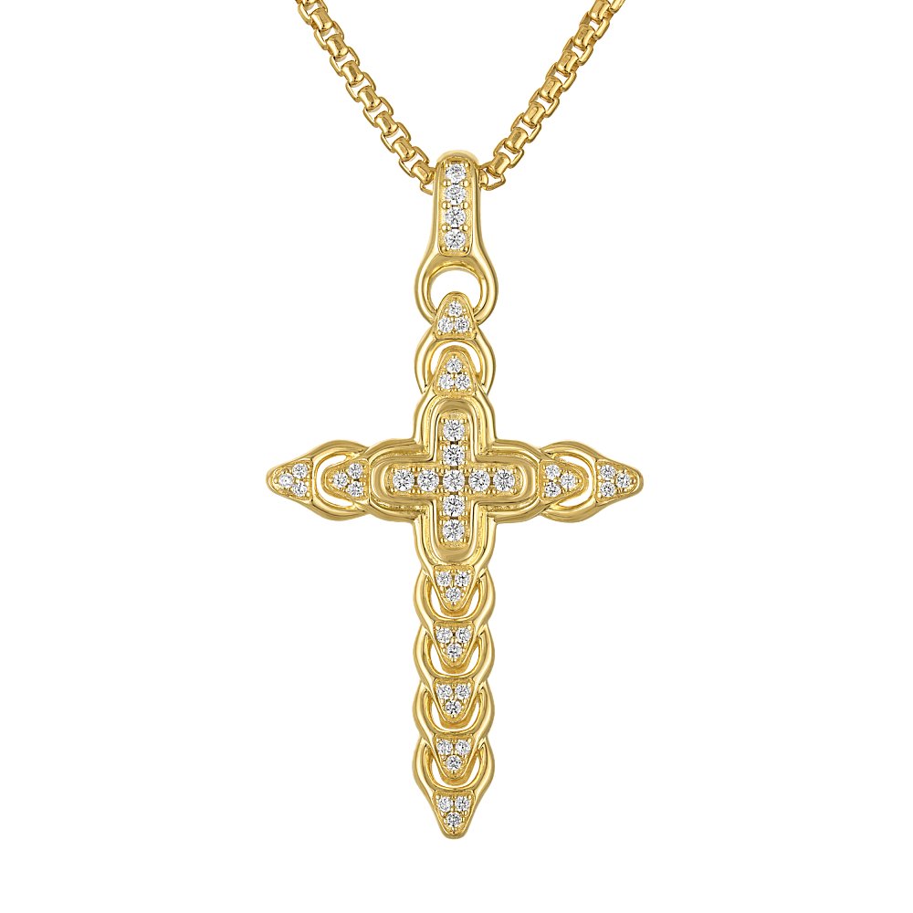 Bulova Sterling Silver 925 Classic Jewelry Mens Pendant BVP1084-YSQ7
