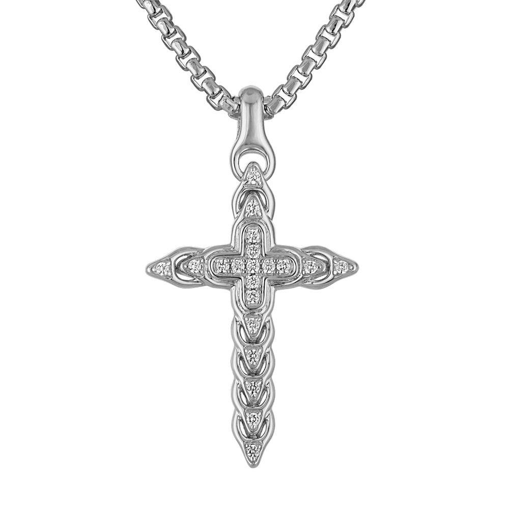 Bulova Sterling Silver 925 Classic Jewelry Mens Pendant BVP1085-WSQ7