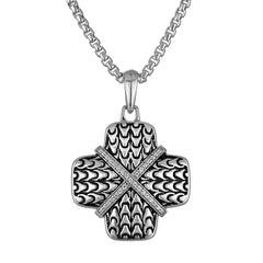 Bulova Sterling Silver 925 Classic Jewelry Mens Pendant BVP1090-YSSC4