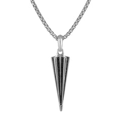 Bulova Sterling Silver 925 Luxury Jewelry Mens Pendant BVP1121-WSAA