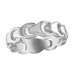 Bulova Sterling Silver 925 Classic Jewelry Mens Ring BVR1015-WSNAA