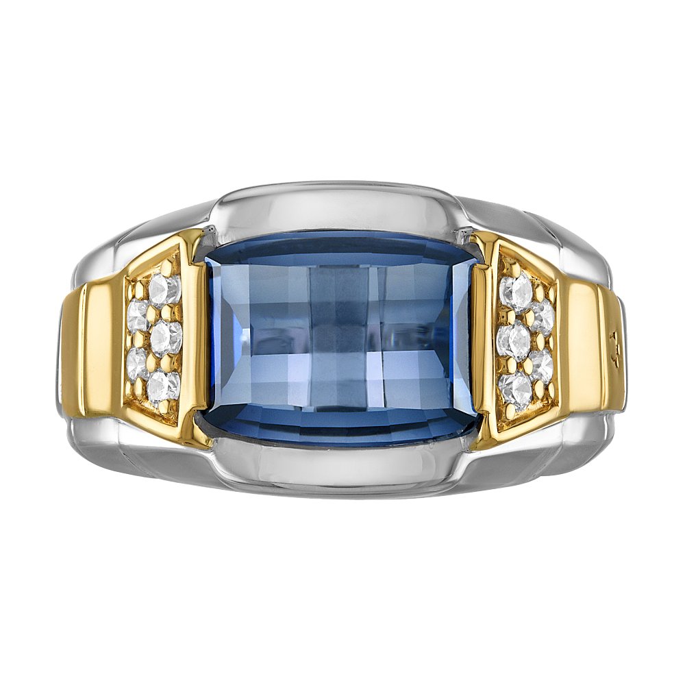 Bulova Sterling Silver 925 Classic Jewelry Mens Ring BVR1016-WYSCRBSA