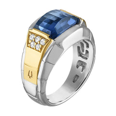 Bulova Sterling Silver 925 Classic Jewelry Mens Ring BVR1016-WYSCRBSA