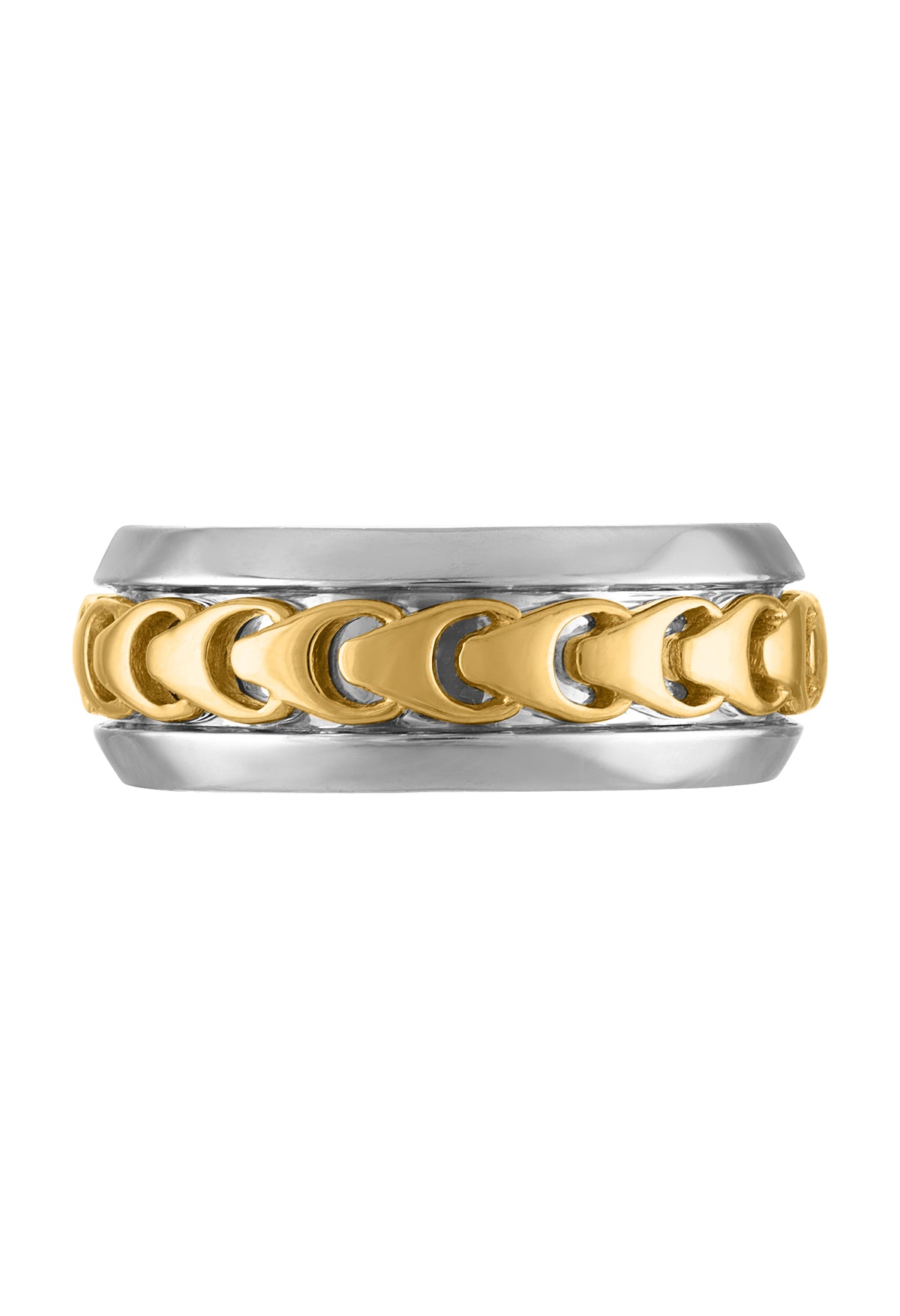 Bulova Sterling Silver 925 Classic Jewelry Mens Ring BVR1018-YSNAB