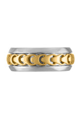 Bulova Sterling Silver 925 Classic Jewelry Mens Ring BVR1018-YSNAB