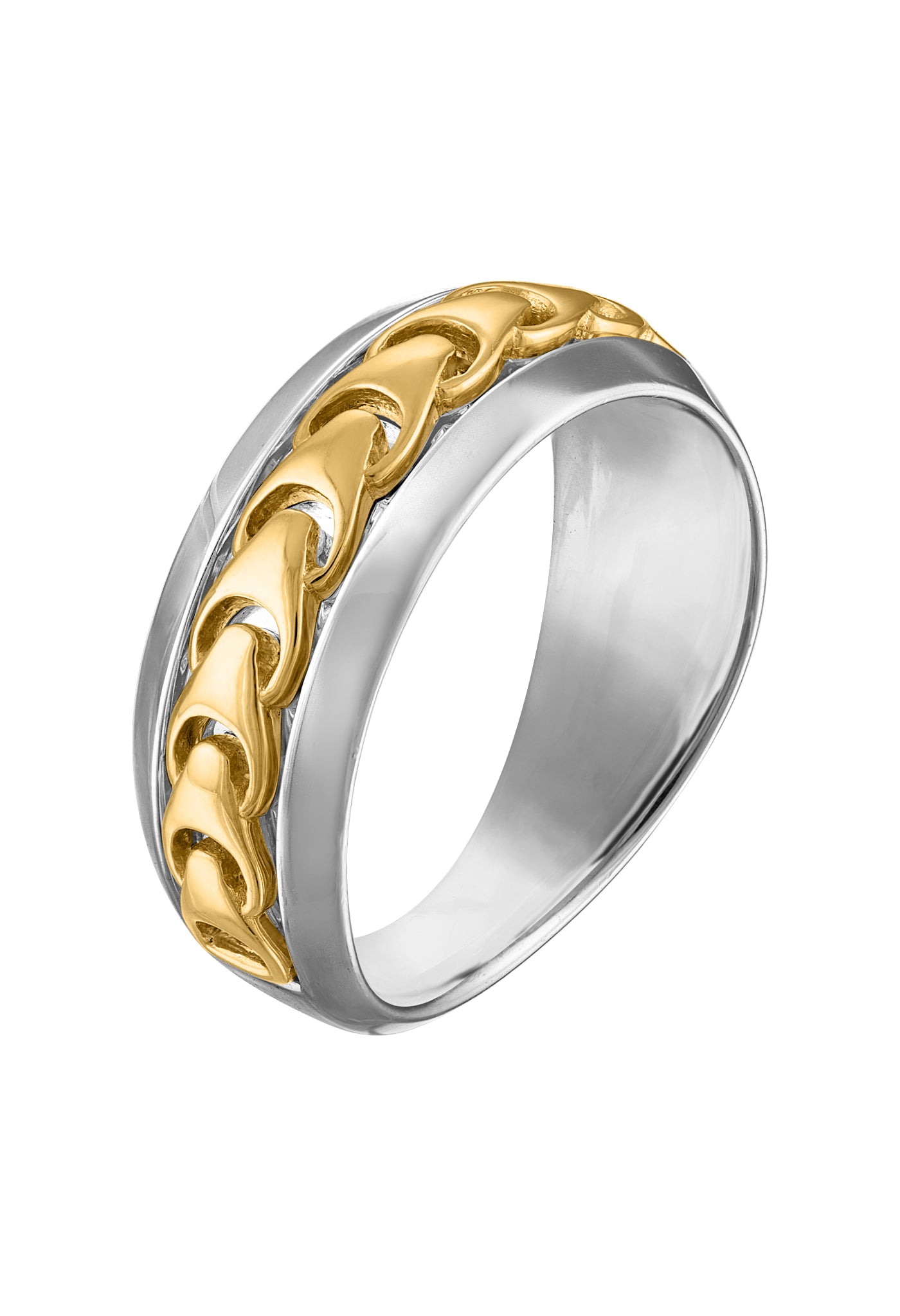 Bulova Sterling Silver 925 Classic Jewelry Mens Ring BVR1018-YSNAC