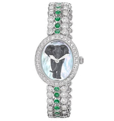 Backes & Strauss Green African Elephant DUCHESS-RE2833QZ.WG.EG.GE