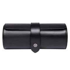 Nova Three Watch Roll - Black