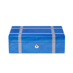 Carnaby Watch and Jewellery Box - Blue J166