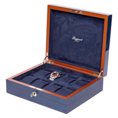 Heritage Chroma Eight Watch Box - Blue L403