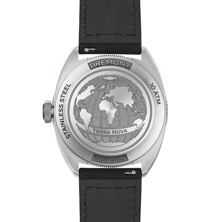 Bremont Terra Nova 40.5 Turning Bezel Power Reserve TN40-PWR-SS-BK-L-S