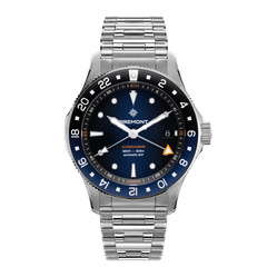 Bremont Supermarine 300M GMT, 'Glacier' Blue SM40-GMT-SS-BLBK-B